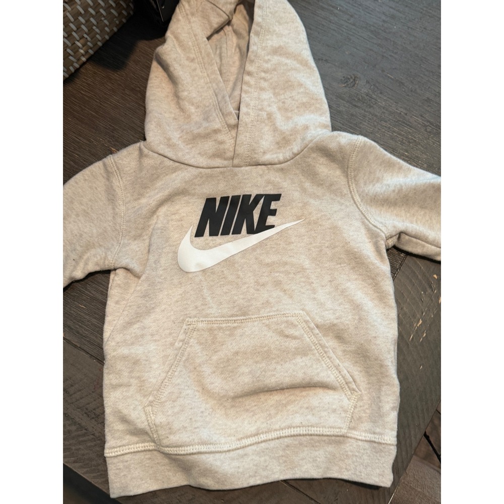 Nike Pullover Hoodie Toddler 18M Oatmeal Beige